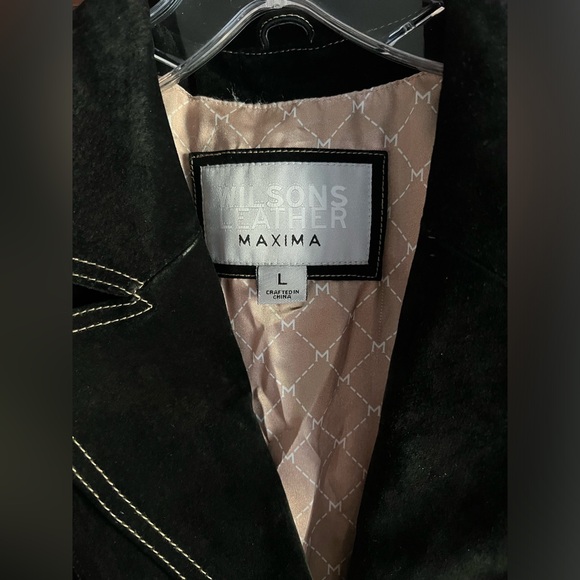 Wilson’s Leather Maxima Suede Coat/Jacket size L - Picture 4 of 13
